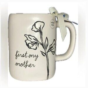 Rae Dunn Mother's Mug - First My Mother, Forever My Friend - White Mug NWT + bag